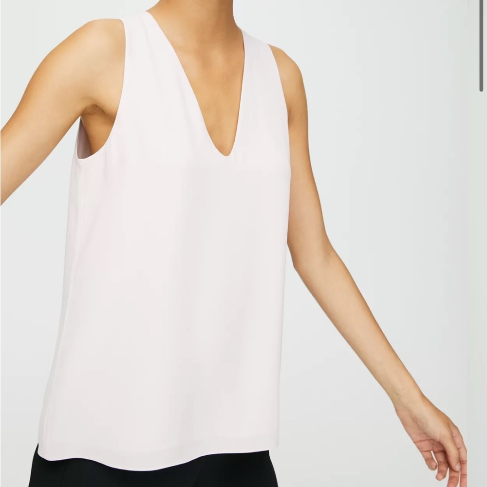 Aritzia / Babaton Maddox Blouse L / Large - Light Pink